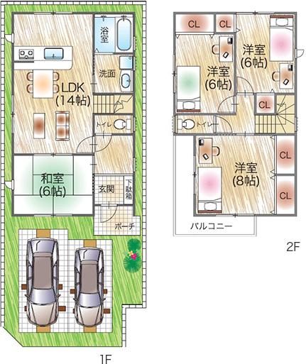 G号地プラン 間取り図